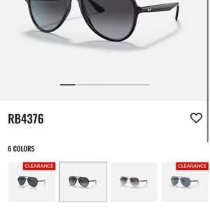 Ray-Ban Gradient Black Sunglasses